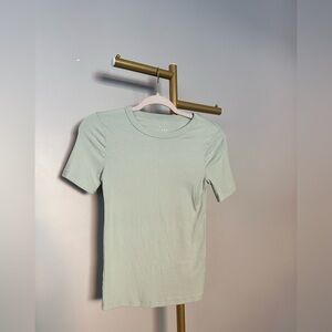 A New Day Mint Green Ribbed T-Shirt